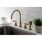 Kingston Brass KS8723CKLBS Widespread Kitchen Faucet with Brass Sprayer, Antique Brass KS8723CKLBS - alternate 5